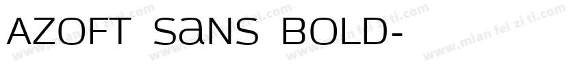 Azoft Sans Bold字体转换